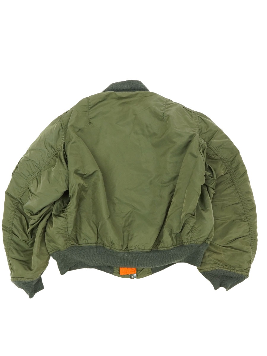 USA製 ALPHA INDUSTRIES MA-1 MIL-J-82790J フライトジャケット 表記