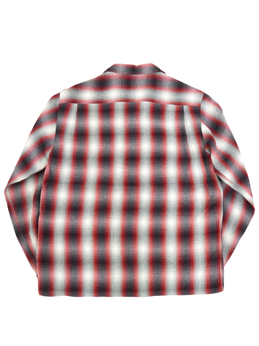 60's Shalva オンブレーチェック レーヨンシャツ 表記(M) ASIS | NEW