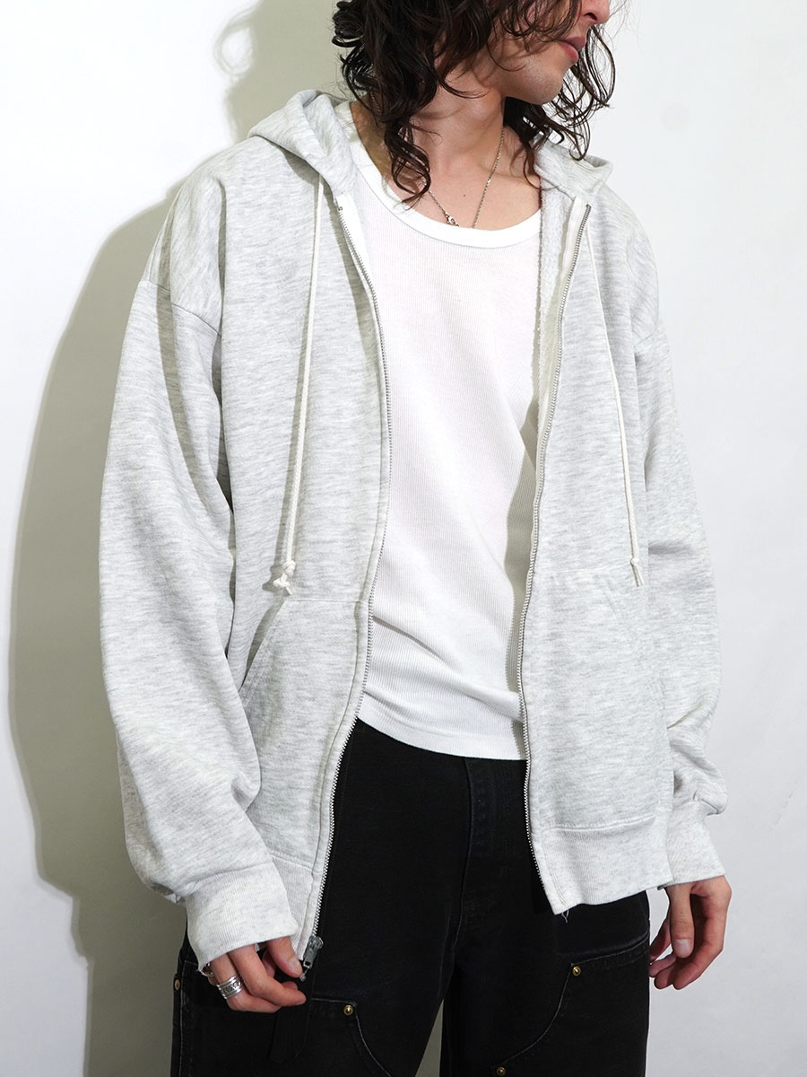 80's STURDY SWEATS by Lee フルジップスウェットパーカ グレー 表記(XL) USA製