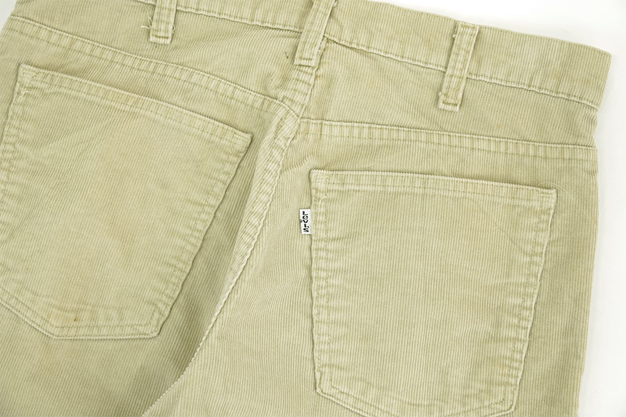 80'S LEVI'S 519-1522 CORDUROY PANTS LIGHT BEIGE (APPROX.W31 L30)