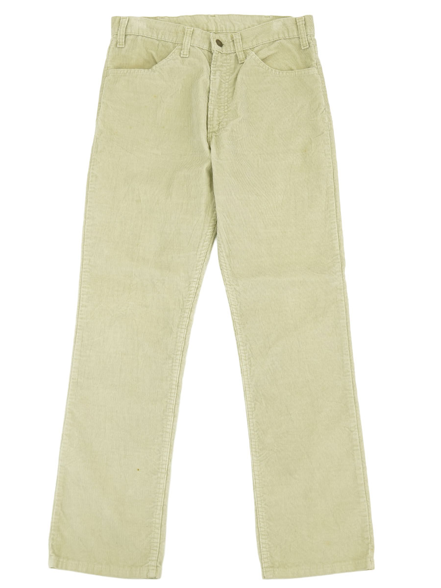 80'S LEVI'S 519-1522 CORDUROY PANTS LIGHT BEIGE (APPROX.W31 L30)