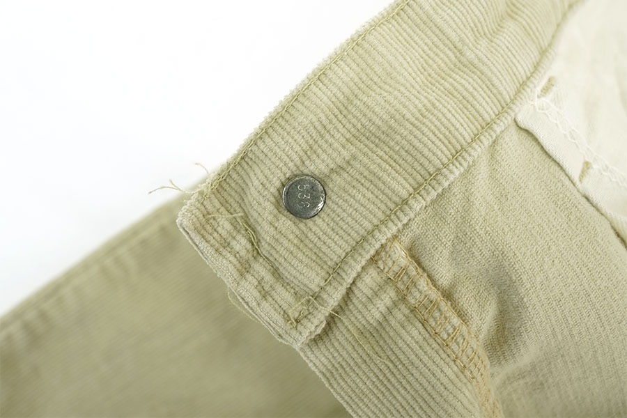 80'S LEVI'S 519-1522 CORDUROY PANTS LIGHT BEIGE (APPROX.W31 L30)
