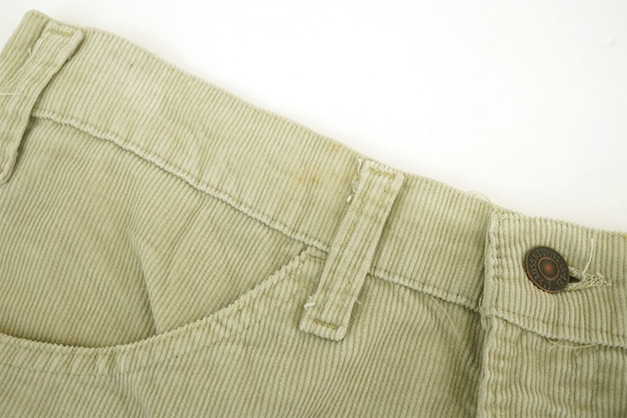 80'S LEVI'S 519-1522 CORDUROY PANTS LIGHT BEIGE (APPROX.W31 L30)
