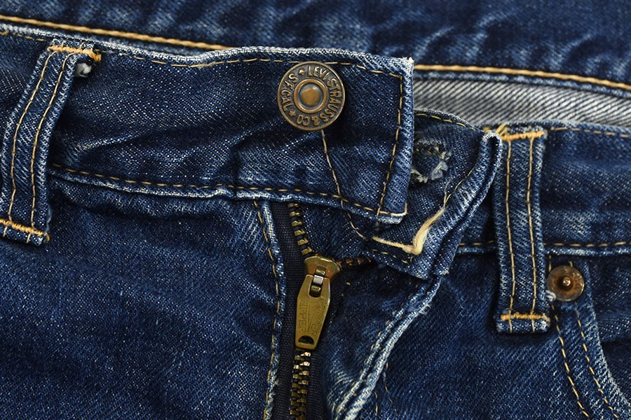 60's Levi's 505 BIG-E ウエストシングル デニムパンツ 良色落ち
