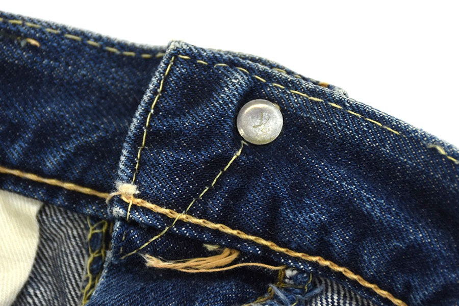 60's Levi's 505 BIG-E ウエストシングル デニムパンツ 良色落ち 表記