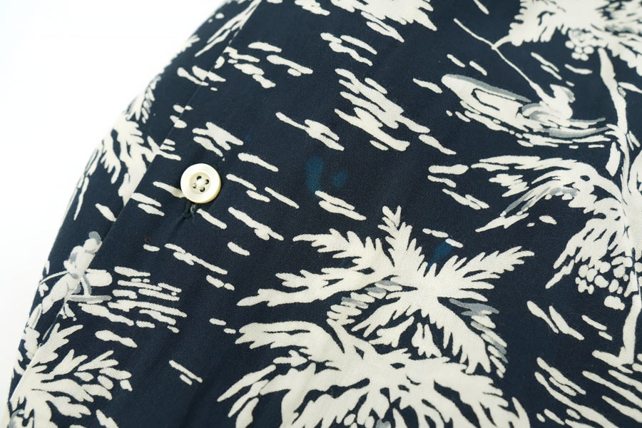 ラルフローレン CALDWELL 100%RAYON ハワイアンシャツ 表記(L) | NEW