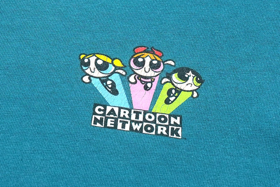 00's CARTOON NETWORK ''パワーパフガールズ'' 両面プリント Tシャツ
