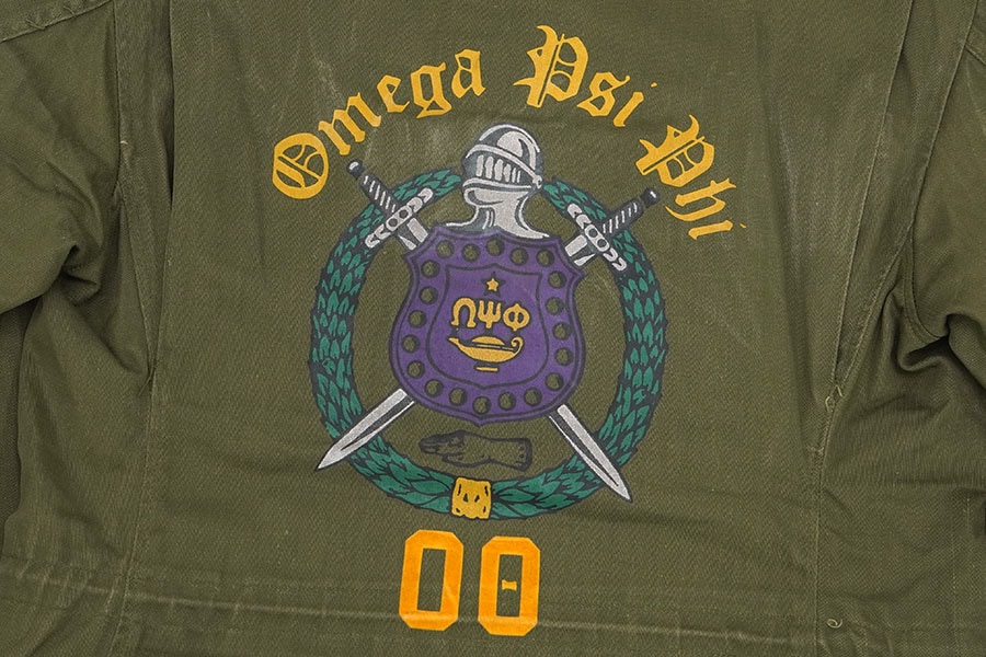 60's M-65 フィールドジャケット ''Omega Psi Phi'' アルミ