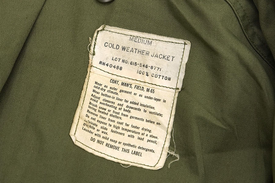 60s～M-65 フィールドジャケット アルミジップ 60's M-65 フィールドジャケット ''Omega Psi Phi'' アルミ