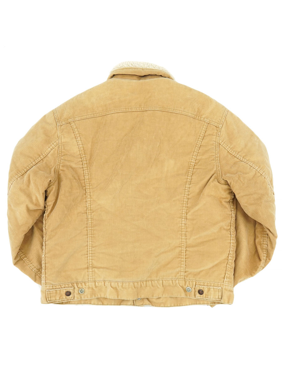80'S LEVI'S CORDUROY BOA JACKET BEIGE (SIZE.42)