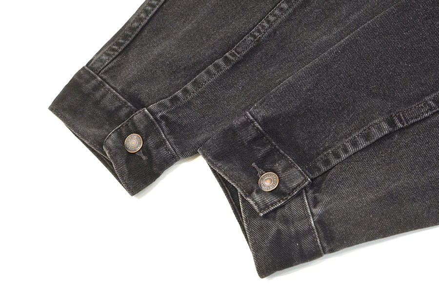 00'S LEVI'S 70507 BLACK DENIM JACKET (SIZE.LARGE) MADE IN MXICO