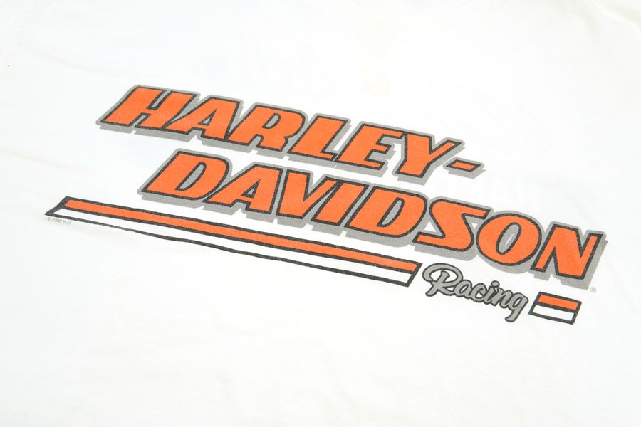 10'S HARLEY-DAVIDSON ''HARLEY-DAVIDSON RACING'' L/S T SHIRT (SIZE.2X LARGE)