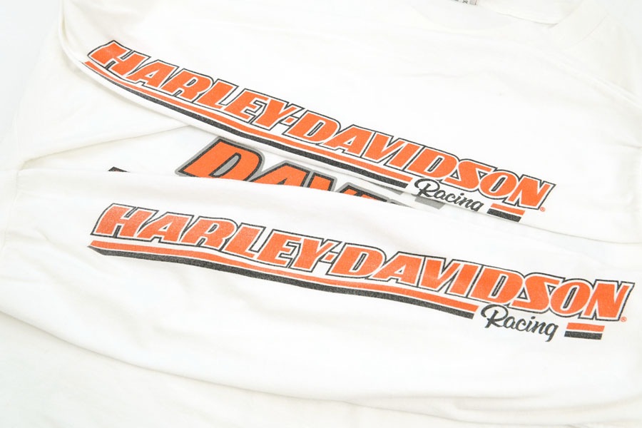 10'S HARLEY-DAVIDSON ''HARLEY-DAVIDSON RACING'' L/S T SHIRT (SIZE.2X LARGE)