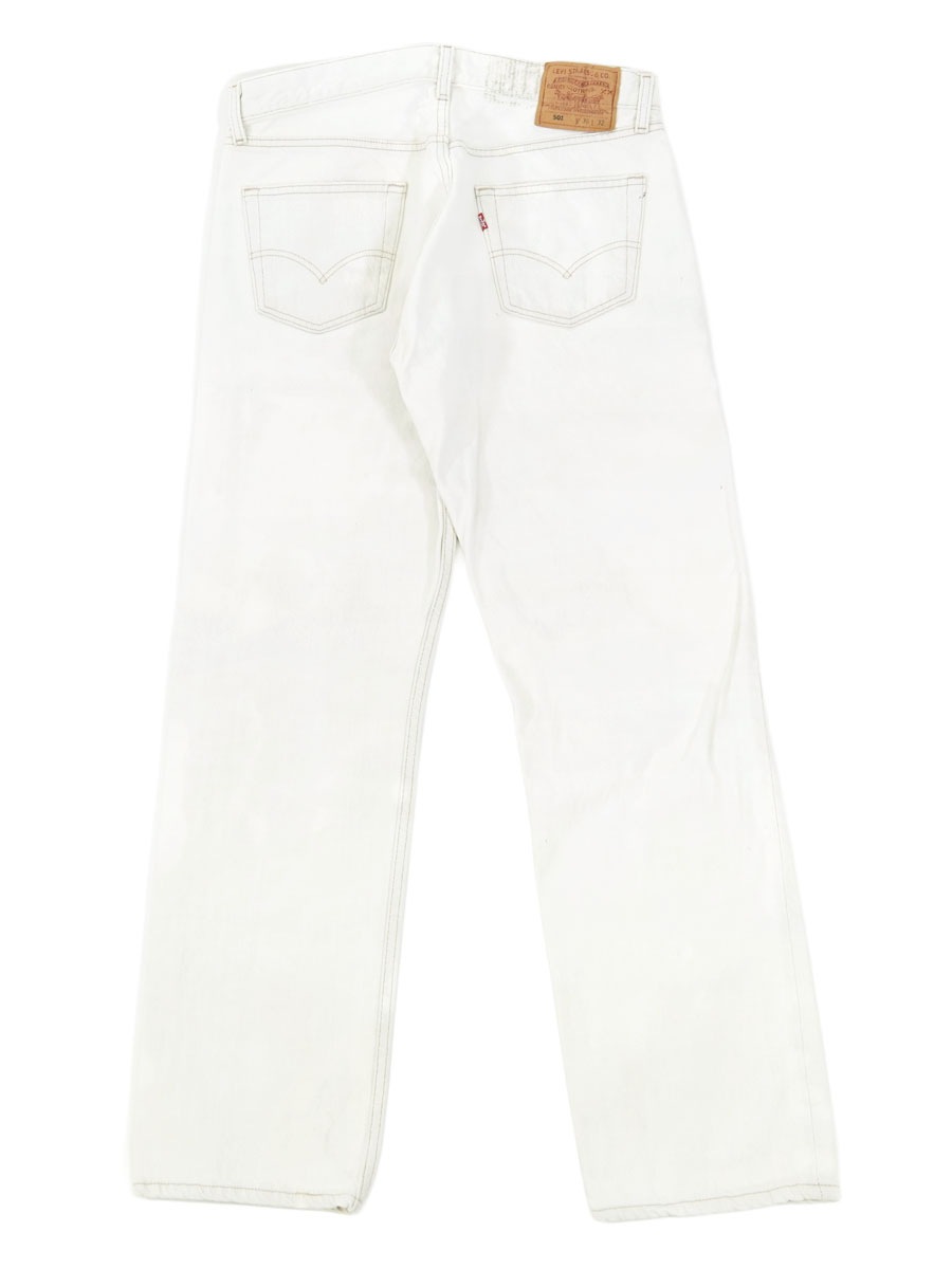 90's Levi's 501 ホワイト デニムパンツ 表記(36x32) USA製 | すべての