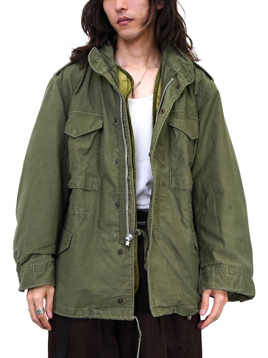 M−65 フィールドジャケット 3rd large-short ライナー付き 71's U.S.ARMY M-65 フィールドジャケット アルミジップ 表記