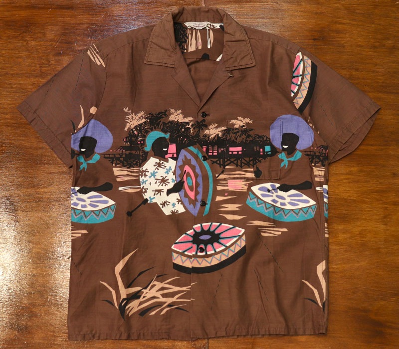 1960s S/S COTTON SH , Size M