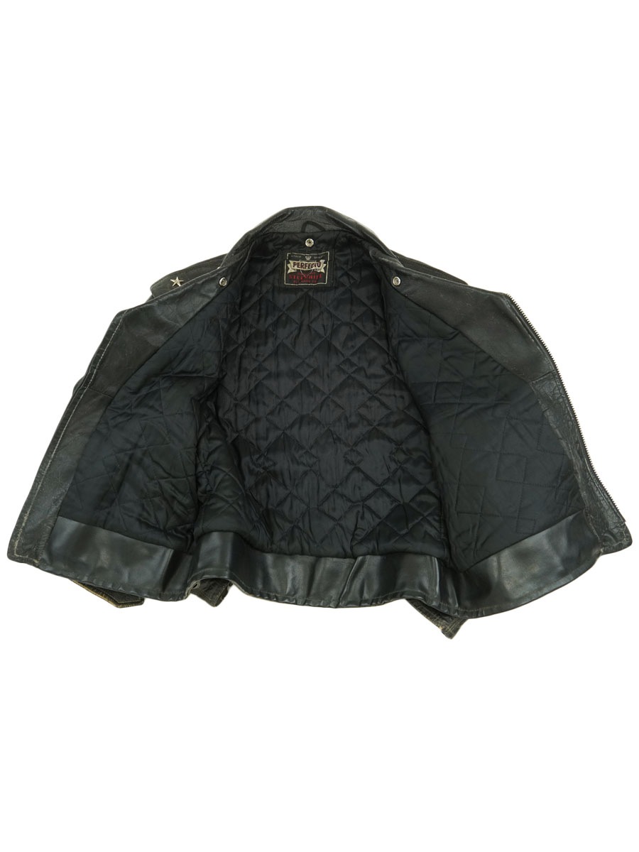 50'S～ SCHOTT PERFECTO ONE STAR LEATHER RIDERS JACKET BLACK (SIZE