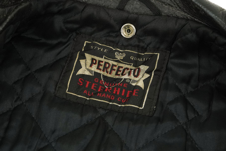 50'S～ SCHOTT PERFECTO ONE STAR LEATHER RIDERS JACKET BLACK (SIZE