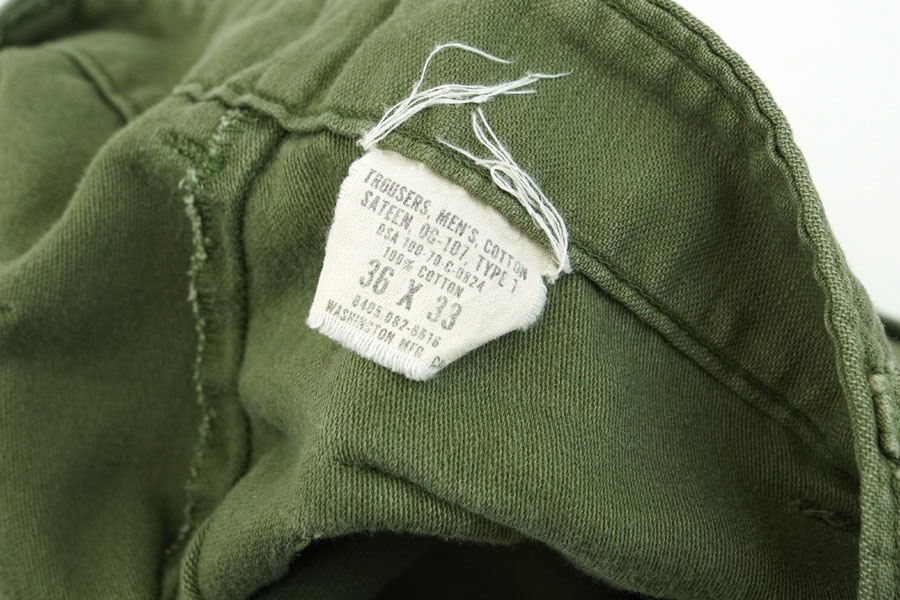 70's U.S.ARMY ベイカーパンツ ジッパータイプ 表記(36x33) | NEW ITEM
