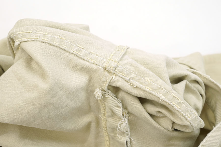 60'S LEVI'S BIG-E COTTON TWILL PANTS OFFWHITE (APPROX.W30 L30)