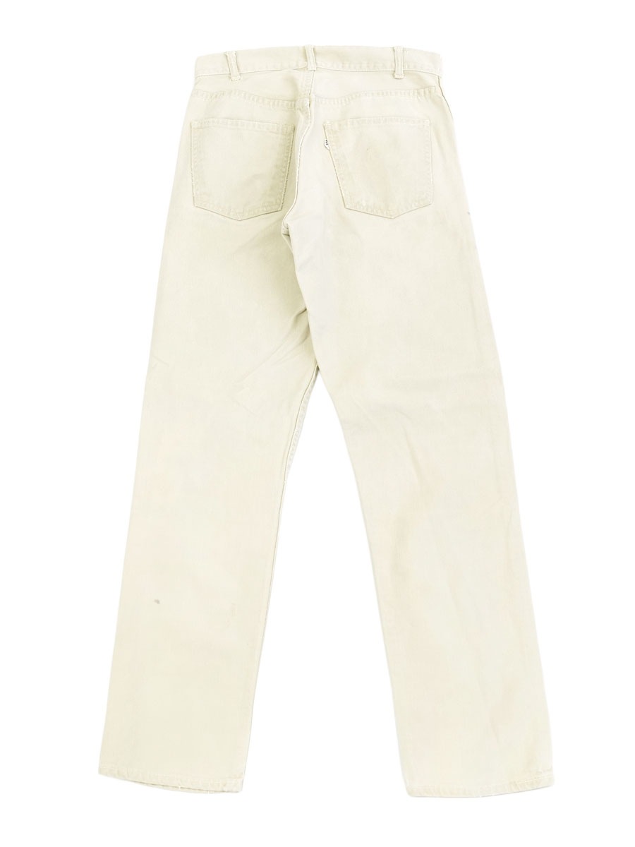 60'S LEVI'S BIG-E COTTON TWILL PANTS OFFWHITE (APPROX.W30 L30)