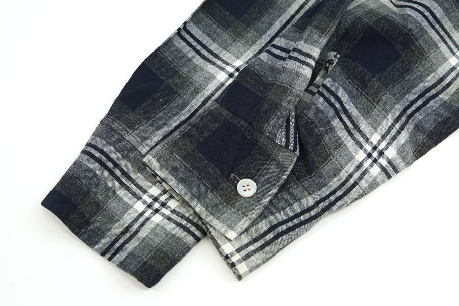 60's～ 好配色チェック レーヨンシャツ 表記(M) | NEW ITEM