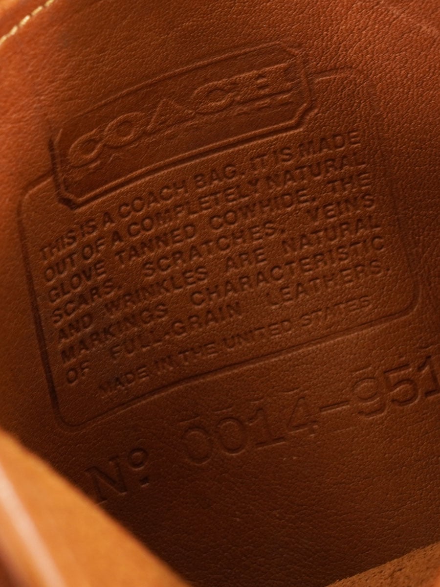 COACH レザー ショルダーバッグ キャメル USA製 | すべての商品