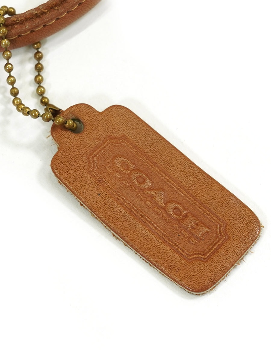 COACH レザー ショルダーバッグ キャメル USA製 | すべての商品