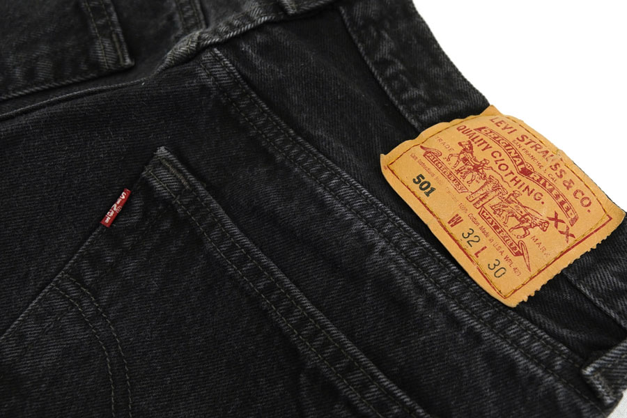90's Levi's 501 ブラック デニムパンツ 表記(32x30) USA製 | すべての