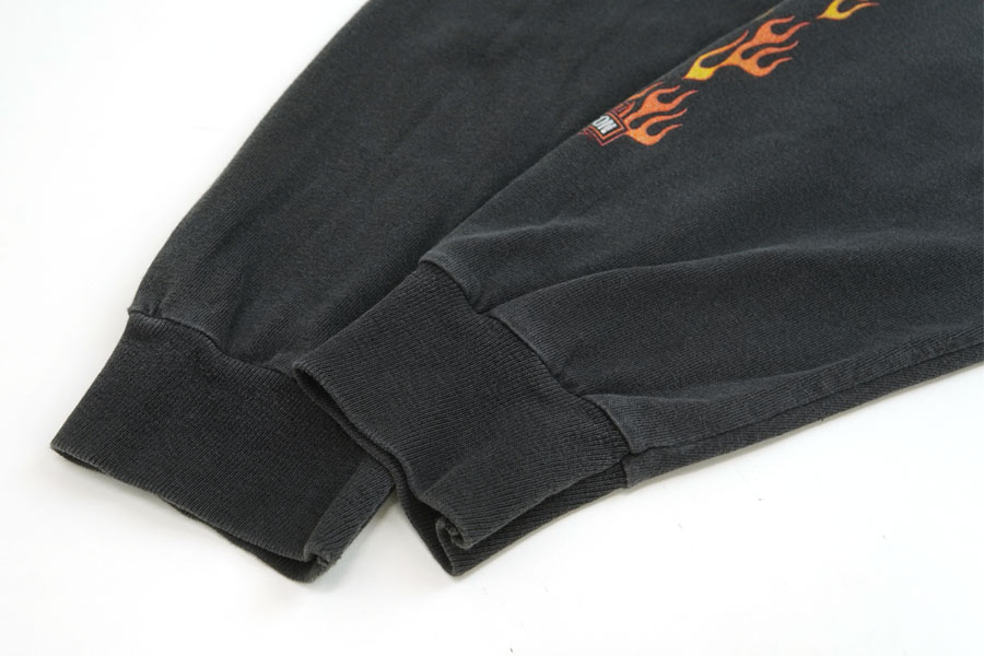 00's HARLEY-DAVIDSON ''UTICA, NEW YORK'' 両面/両袖プリント ポケ付き ロングスリーブTシャツ 表記(XL)