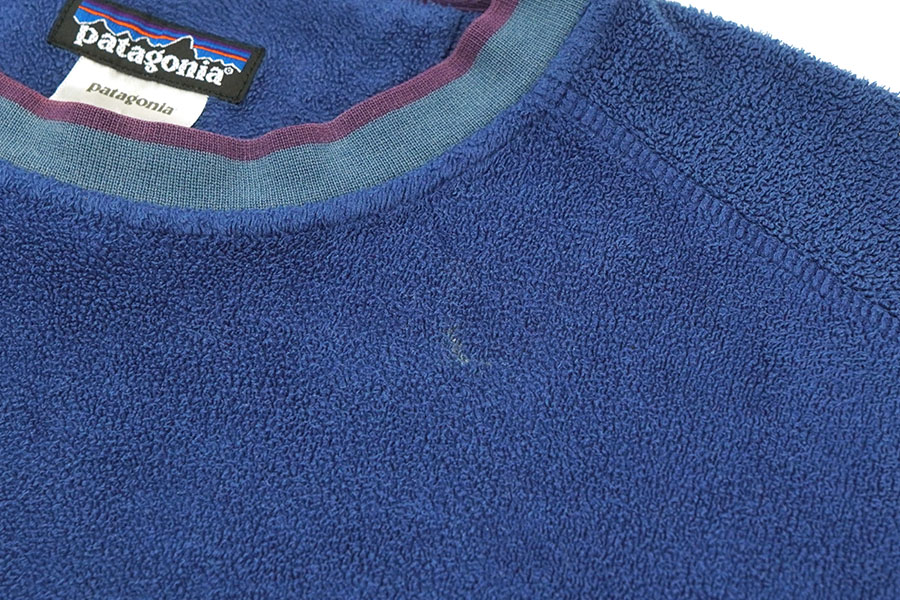 06 パタゴニア リズム プラッシュシンチラスウェットシャツ ブルー