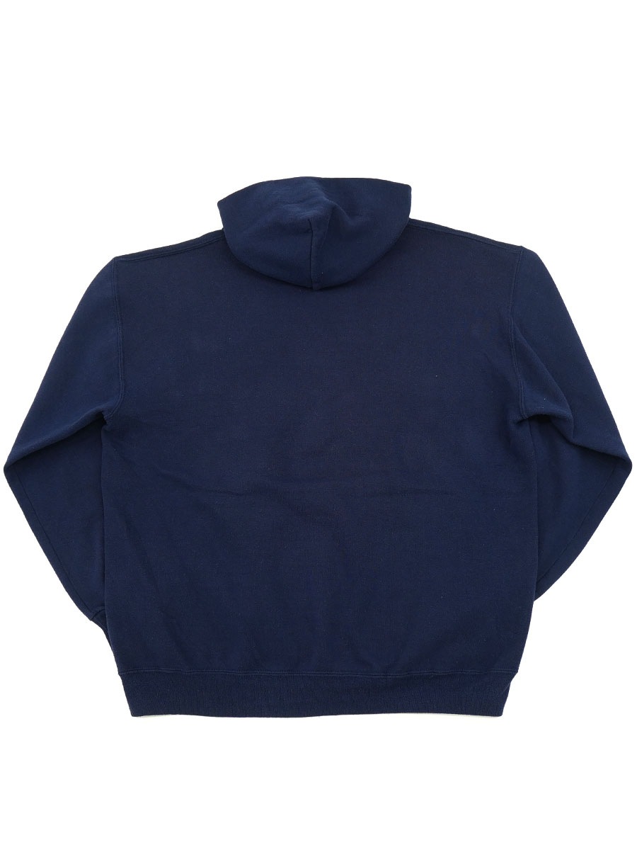 【USA製】RUSSELL ATHLETIC 無地 ネイビー パーカー L 90年代 90s ラッセルアスレチック アメリカ製 紺 ネイビー パーカー