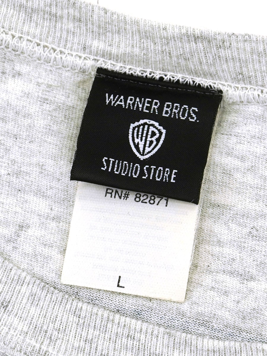 90's WARNER BROS. CARTOON NETWORK ''PHOTO OF YOU'' 両面プリント Tシャツ ブグレー 表記(L) USA製
