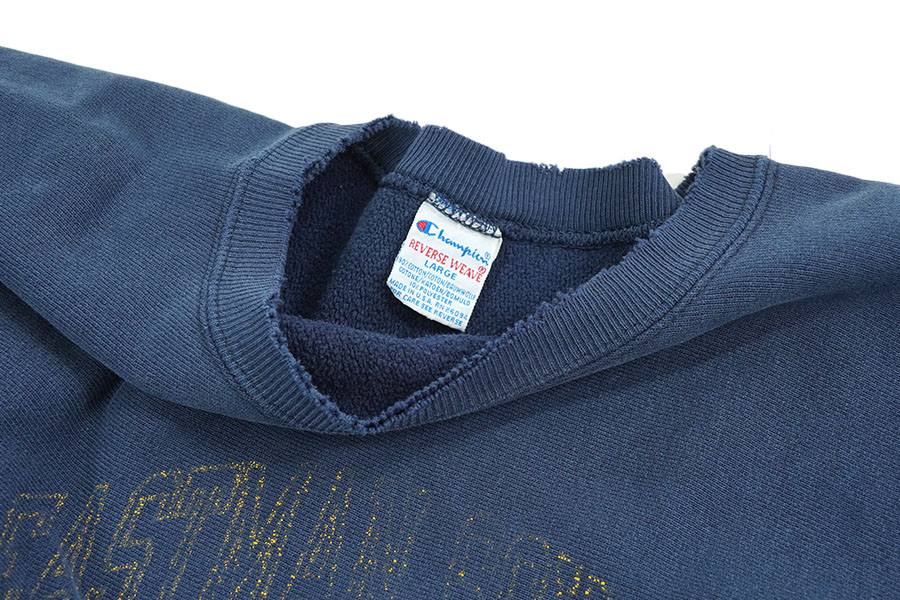 90's 刺繍タグ チャンピオンRW ''EASTMAN SOHOOL OF MUSIC'' 3段プリント 表記(L) USA製