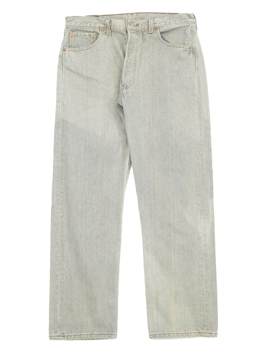 90's Levis 501 オリジナル カラーデニムパンツ グレー 表記(36x32) USA製