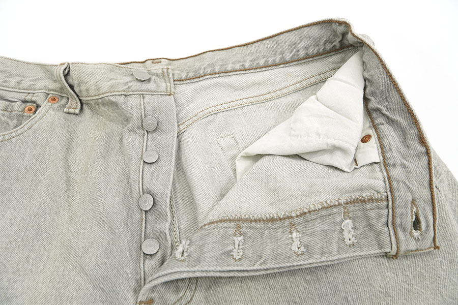 90's Levis 501 オリジナル カラーデニムパンツ グレー 表記(36x32) USA製