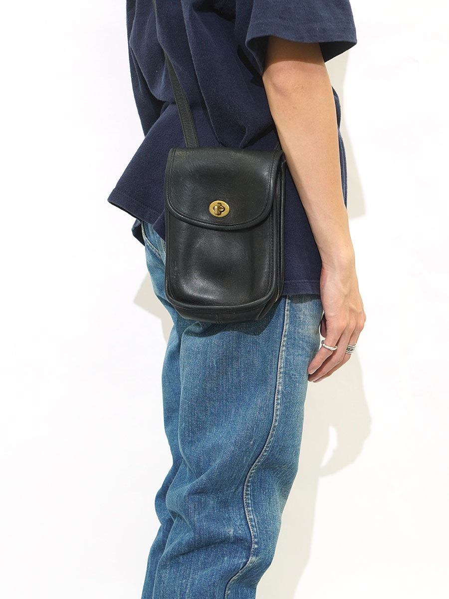 COACH レザー ショルダーバッグ ブラック USA製 | NEW ITEM 