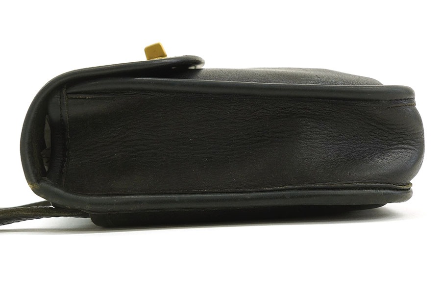 COACH レザー ショルダーバッグ ブラック USA製 | NEW ITEM 