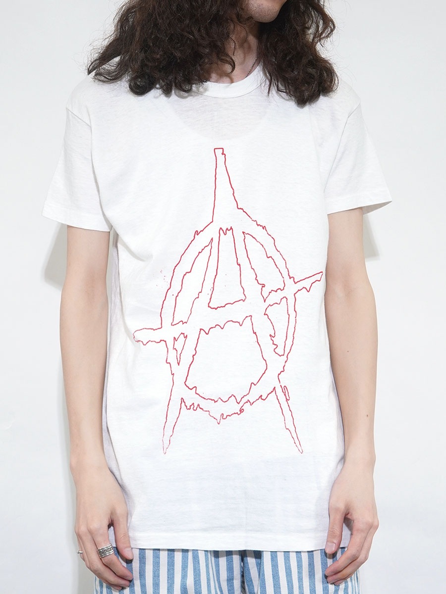 60'S HANES ANARCHY MARK T SHIRT (SIZE.LARGE)