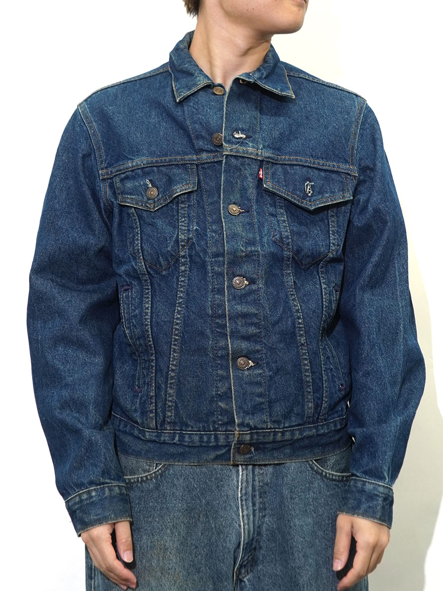80's Levi's 71506-0216 4ポケ デニムジャケット 濃青 表記(40L) USA製