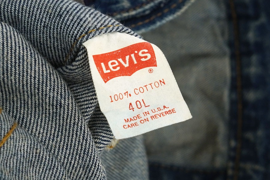 80's Levi's 71506-0216 4ポケ デニムジャケット 濃青 表記(40L) USA製