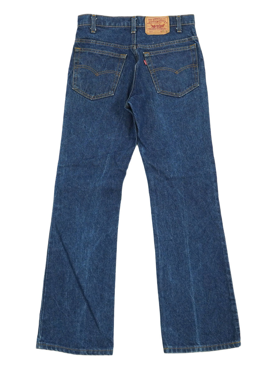 90's Levi's 517 デニムパンツ 美ブルー 表記(W32 L31) USA製 | NEW