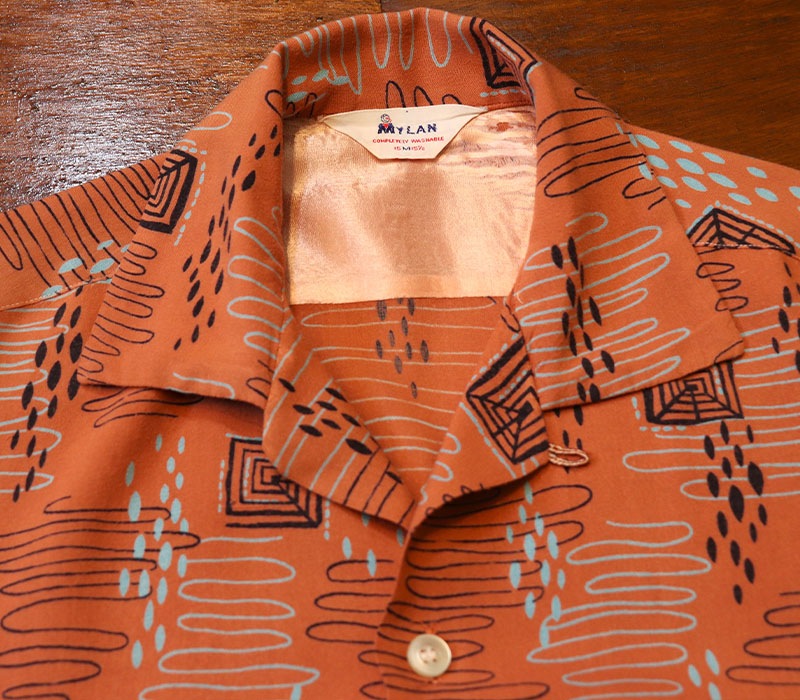 1950s L/S ROCKABILLY SHIRT , Size M
