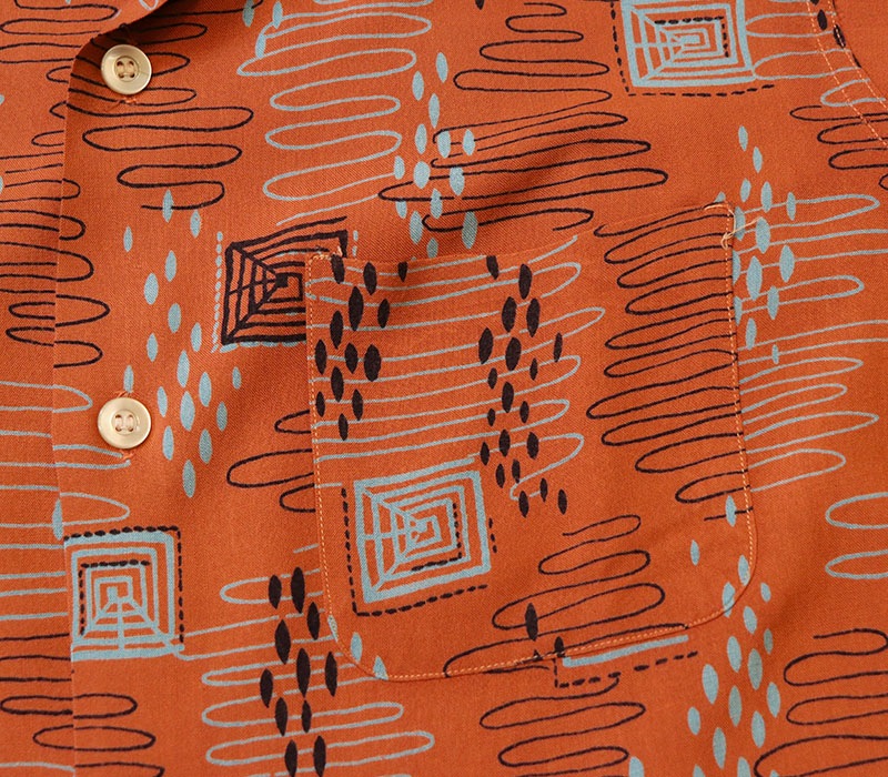 1950s L/S ROCKABILLY SHIRT , Size M