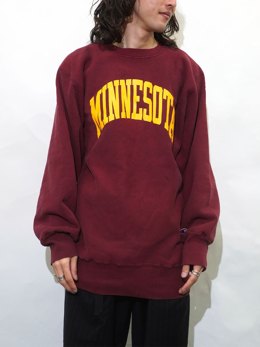 80'S CHAMPION REVERSE WEAVE CREW ''MINNESOTA'' (SIZE. XX LARGE