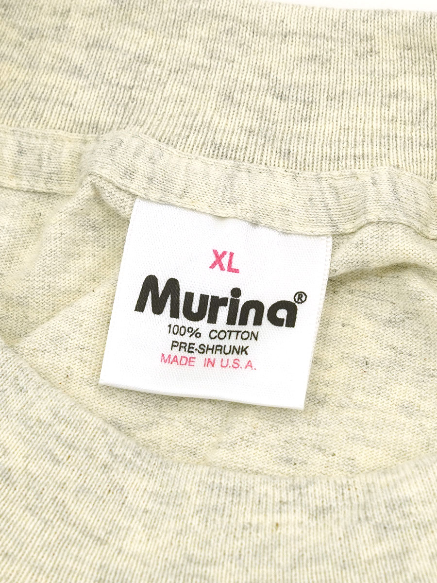 90'S MURINA ''12 MONKEYS'' T SHIRT OATMEAL (SIZE.X LARGE) MADE IN USA NOS