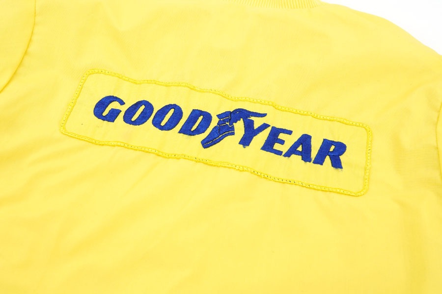 70's GOODYEAR 裏ボア オフィシャルレーシングジャケット イエロー