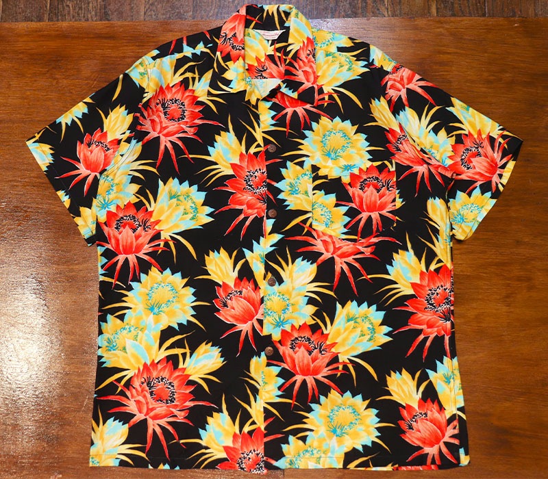 1950s DEAD STOCK , HAWAIIAN SHIRT , Size L