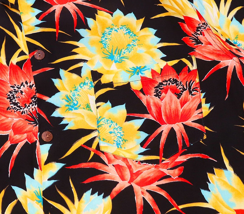 1950s DEAD STOCK , HAWAIIAN SHIRT , Size L