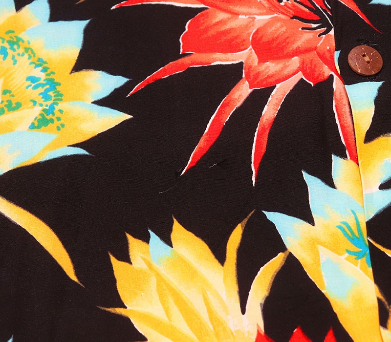 1950s DEAD STOCK , HAWAIIAN SHIRT , Size L